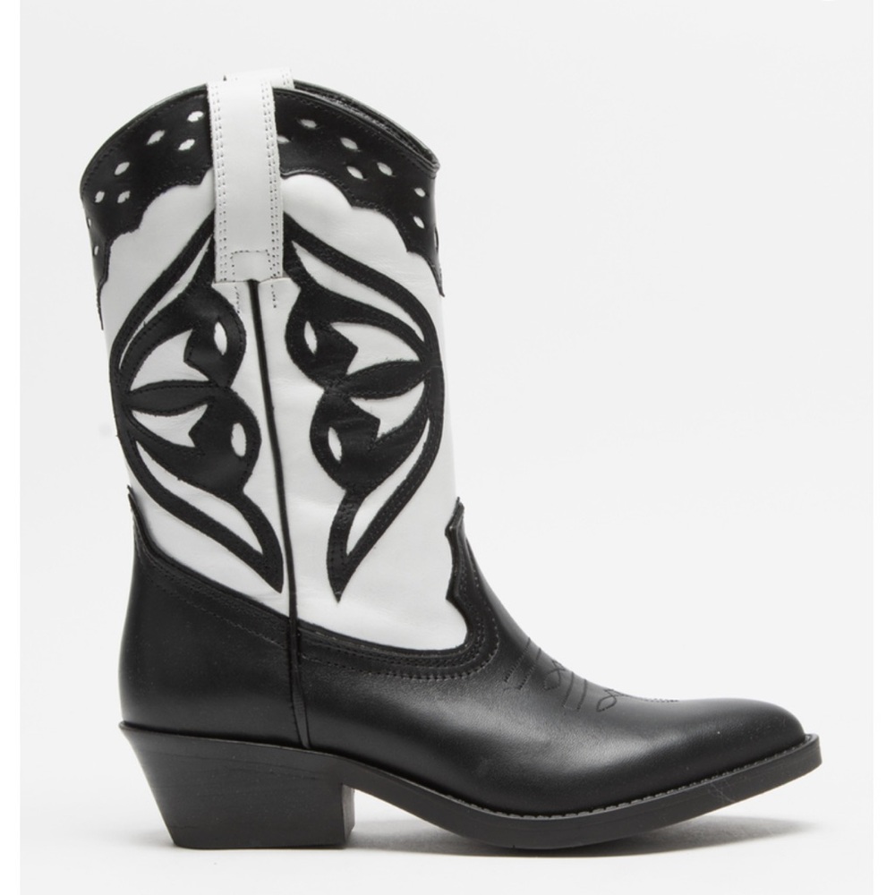 STEVE MADDEN Laredo Western Cowboy Boots Festival Coachella Burning Man Outfit - Picture 6 of 12